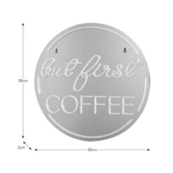 But First Coffee Indoor Outdoor Mirrored Neon Sign 11 But First Coffee Indoor Outdoor Mirrored Neon Sign -Dunelm Cheap Lighting Store 30873114 alt08