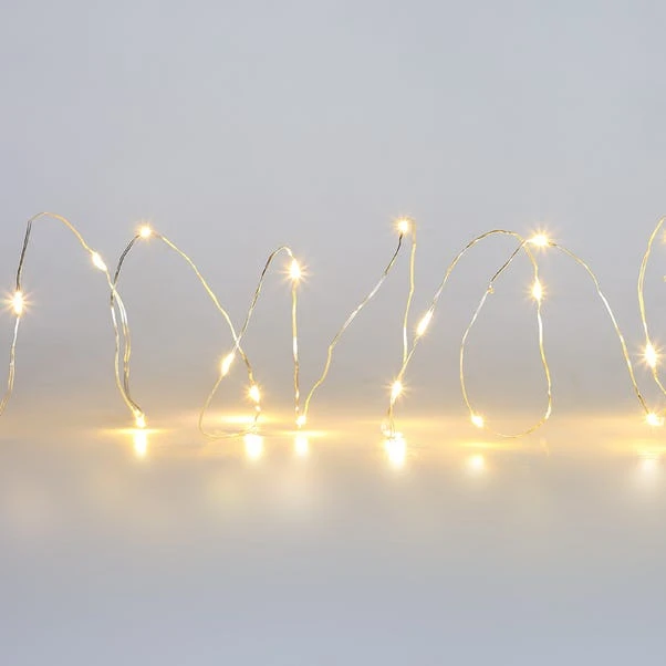 Warm White 20 LED String Lights 1 Warm White 20 LED String Lights