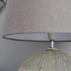 Dahlia Scratched Resin Grey Table Lamp -Dunelm Cheap Lighting Store 30879467 alt03