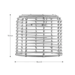 Emil Rattan Easy Fit Pendant Shade -Dunelm Cheap Lighting Store 30894605 alt08