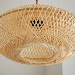 Lise Bamboo Easy Fit Pendant Shade -Dunelm Cheap Lighting Store 30894609 alt02