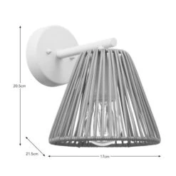 Kenia Rattan Outdoor Wall Light -Dunelm Cheap Lighting Store 30894889 alt08