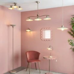 Maya Scallop Touch Dimmable Floor Lamp -Dunelm Cheap Lighting Store 30894898 alt09