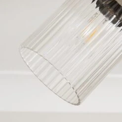 Tobias Industrial Ribbed 3 Light Adjustable Semi Flush Spotlight -Dunelm Cheap Lighting Store 30894935 alt03