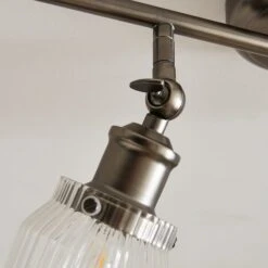 Tobias Industrial Ribbed 4 Light Adjustable Spotlight Bar -Dunelm Cheap Lighting Store 30894936 alt02