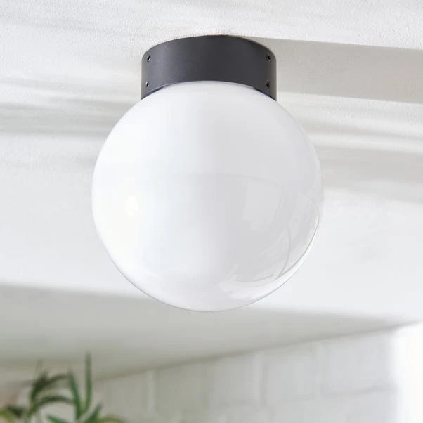 Sligo Industrial Outdoor Bathroom Flush Ceiling Light 2 Sligo Industrial Outdoor Bathroom Flush Ceiling Light - Image 2