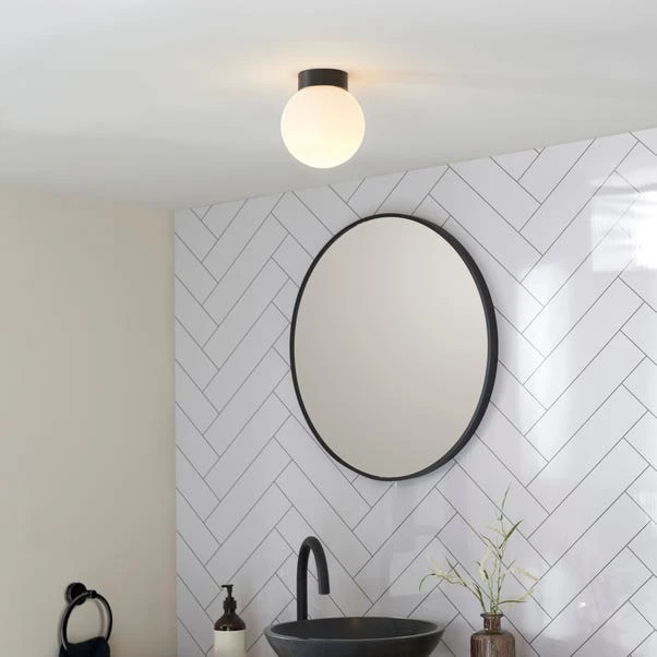 Sligo Industrial Outdoor Bathroom Flush Ceiling Light 7 Sligo Industrial Outdoor Bathroom Flush Ceiling Light - Image 7