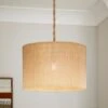 Ombre Bamboo Drum Lamp Shade