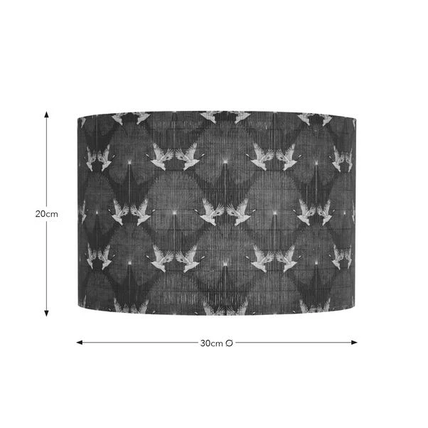 Luxe Cranes Bamboo Drum Lamp Shade 7 Luxe Cranes Bamboo Drum Lamp Shade - Image 7