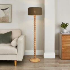 Barkweave Drum Lamp Shade 23 Barkweave Drum Lamp Shade -Dunelm Cheap Lighting Store 30898422 alt03