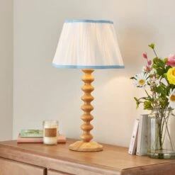 Charming Pleated Lamp Shade -Dunelm Cheap Lighting Store 30898489 alt03