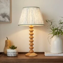 Fern Pleated Lamp Shade -Dunelm Cheap Lighting Store 30898496 alt03