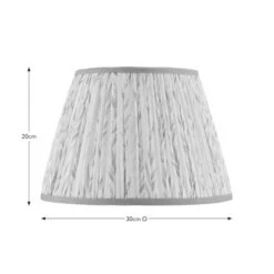 Fern Pleated Lamp Shade -Dunelm Cheap Lighting Store 30898496 alt08