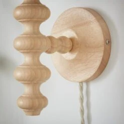 Bobby Pleated Paint Your Own Plug In Wall Light -Dunelm Cheap Lighting Store 30898538 alt03