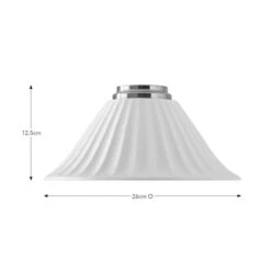 Lilbourne Ribbed Ceramic Easy Fit Pendant Shade -Dunelm Cheap Lighting Store 30898550 alt08