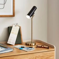 Leo Tubular Rechargeable Touch Dimmable Table Lamp
