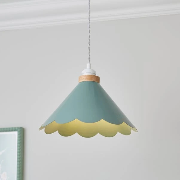 Remi Scalloped Easy Fit Pendant Shade 1 Remi Scalloped Easy Fit Pendant Shade