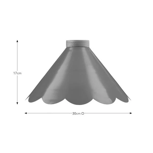 Remi Scalloped Easy Fit Pendant Shade 5 Remi Scalloped Easy Fit Pendant Shade - Image 5