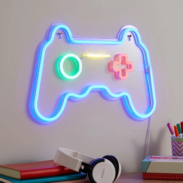 Game Controller Neon Sign 1 Game Controller Neon Sign