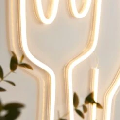 Knife & Fork Neon Sign 7 Knife & Fork Neon Sign -Dunelm Cheap Lighting Store 30901682 alt02