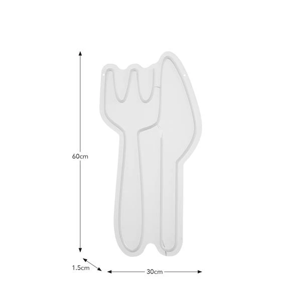 Knife & Fork Neon Sign 5 Knife & Fork Neon Sign - Image 5