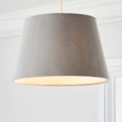 Clara Velvet Tapered Lamp Shade -Dunelm Cheap Lighting Store 30904423