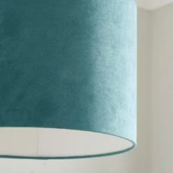 Iona Suede Drum Lamp Shade -Dunelm Cheap Lighting Store 30916550 alt02