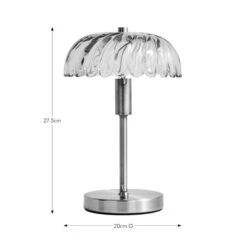Lucille Glass Table Lamp 9 Lucille Glass Table Lamp -Dunelm Cheap Lighting Store 30921611 alt08