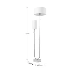 Sadie 2 Light Floor Lamp -Dunelm Cheap Lighting Store 30921614 alt08