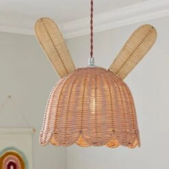 Bunny Easy Fit Pendant Shade 14 Bunny Easy Fit Pendant Shade -Dunelm Cheap Lighting Store 30921672