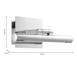 Argente Adjustable LED Picture Wall Light 35 Argente Adjustable LED Picture Wall Light -Dunelm Cheap Lighting Store 30921673 alt08