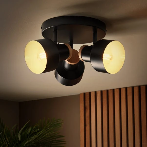 Duckworth Industrial 3 Light Adjustable Spotlight 2 Duckworth Industrial 3 Light Adjustable Spotlight - Image 2