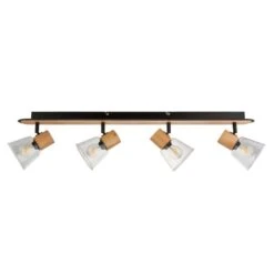 Zoya Industrial 4 Light Adjustable Spotlight Bar -Dunelm Cheap Lighting Store 30921773 alt05