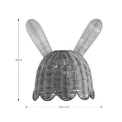 Bunny Easy Fit Pendant Shade 13 Bunny Easy Fit Pendant Shade -Dunelm Cheap Lighting Store 30921792 alt08