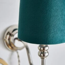 Clara Velvet Tapered Lamp Shade -Dunelm Cheap Lighting Store 30923597 alt02
