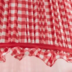 Carys Frilled Gingham Lamp Shade -Dunelm Cheap Lighting Store 30923638 alt02
