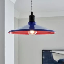 Denver Shallow Easy Fit Pendant Shade -Dunelm Cheap Lighting Store 30923772