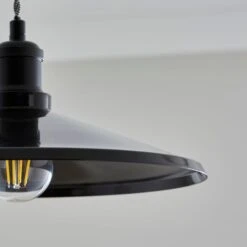 Denver Shallow Easy Fit Pendant Shade -Dunelm Cheap Lighting Store 30923774 alt02