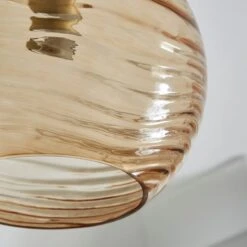 Amber Wave Semi Flush Ceiling Light -Dunelm Cheap Lighting Store 30923778 alt02