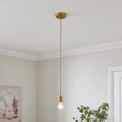 Charlie Industrial Adjustable Pendant Flex Ceiling Light Cable -Dunelm Cheap Lighting Store 30923780