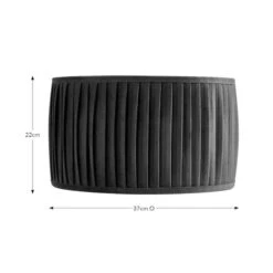 Sawyer Pleated Velvet Drum Lamp Shade -Dunelm Cheap Lighting Store 30923797 alt08