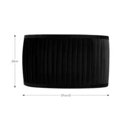 Sawyer Pleated Velvet Drum Lamp Shade -Dunelm Cheap Lighting Store 30923800 alt08