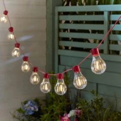 Festoon 10 LED Solar String Lights -Dunelm Cheap Lighting Store 30925207 alt01