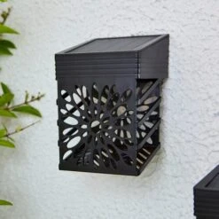 Set Of 2 Solar Metal Fence Lights 5 Set Of 2 Solar Metal Fence Lights -Dunelm Cheap Lighting Store 30925228 alt02