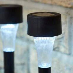Pack Of 10 Solar Plastic Stake Lights -Dunelm Cheap Lighting Store 30925229 alt02