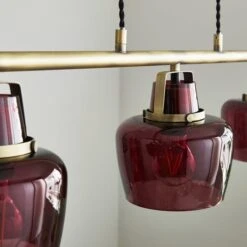 Auburn Modern 3 Light Adjustable Diner Ceiling Light -Dunelm Cheap Lighting Store 30968367 alt02